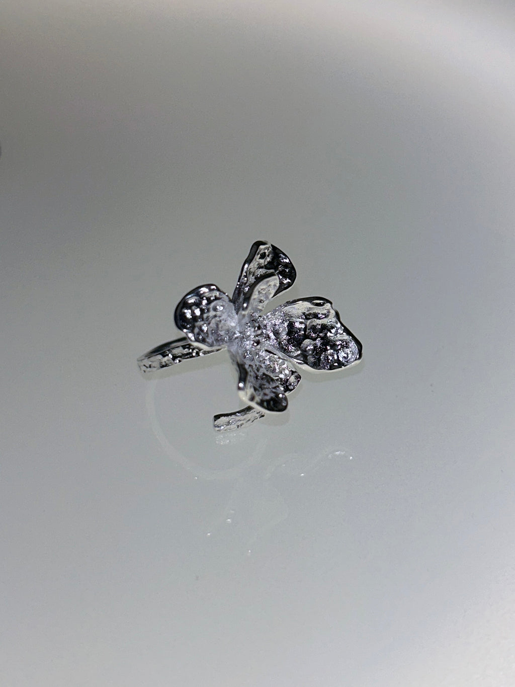 Cherry Blossom Quiet Danger Adjustable Ring