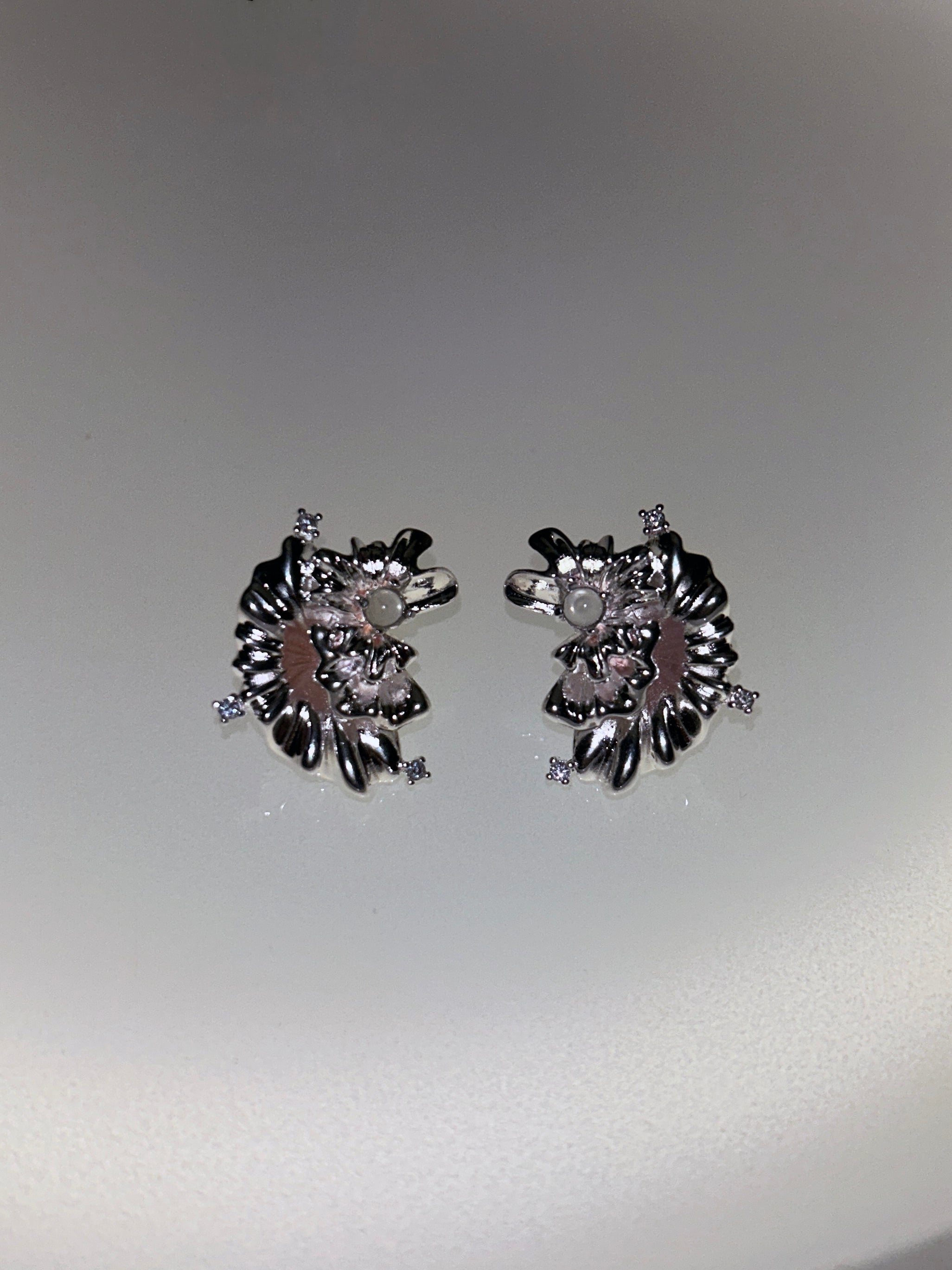 Hibiscus Vacation Ego Statement Earrings