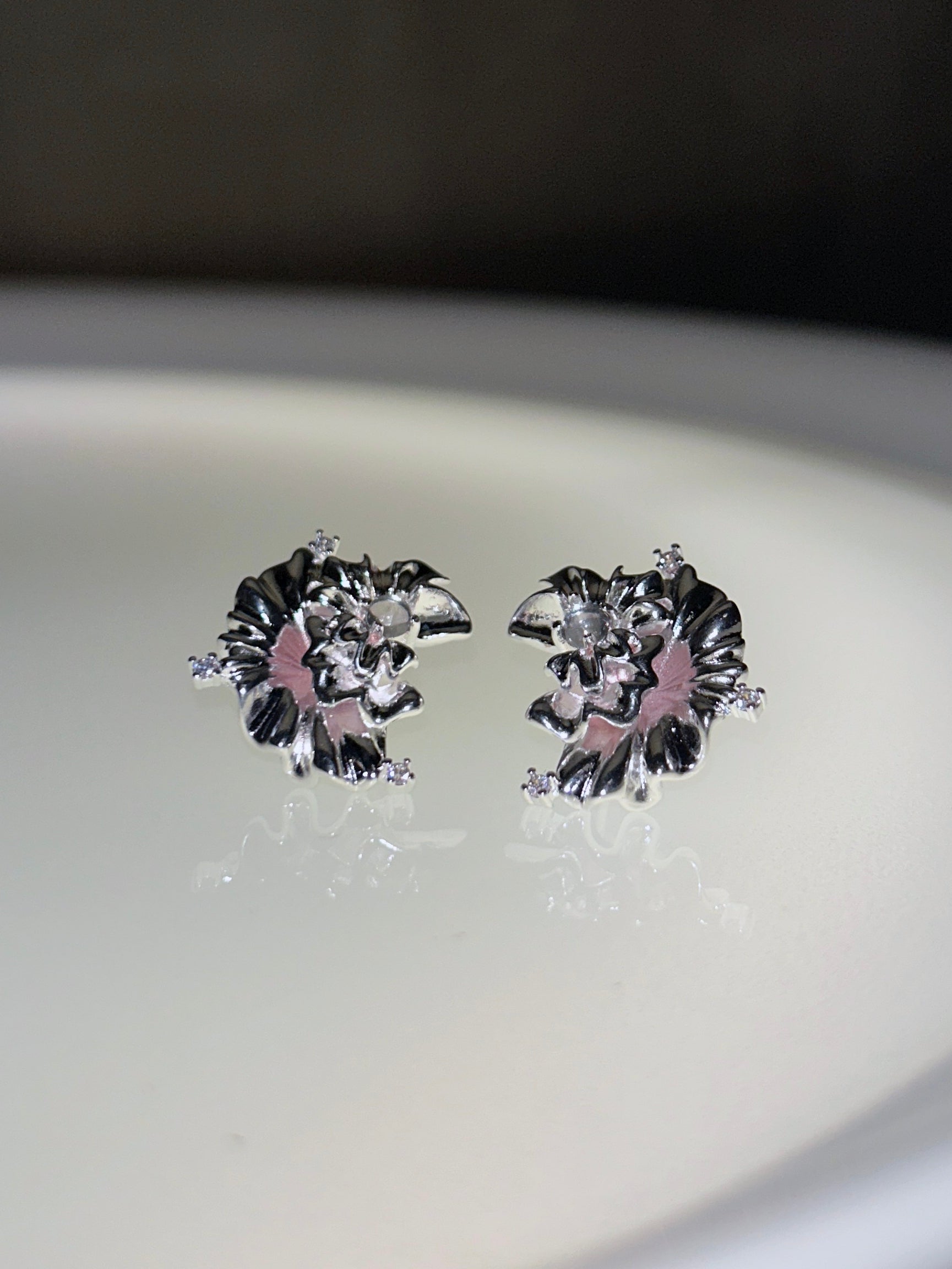 Hibiscus Vacation Ego Statement Earrings