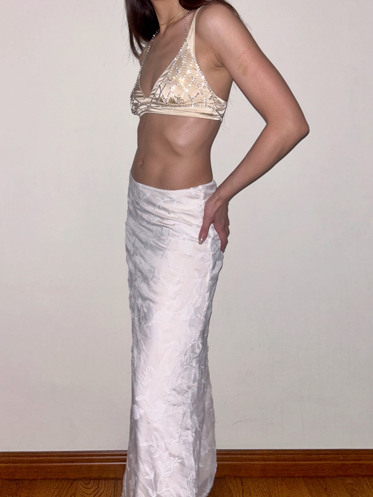 Rhinestone Diamante Fantasy Bra