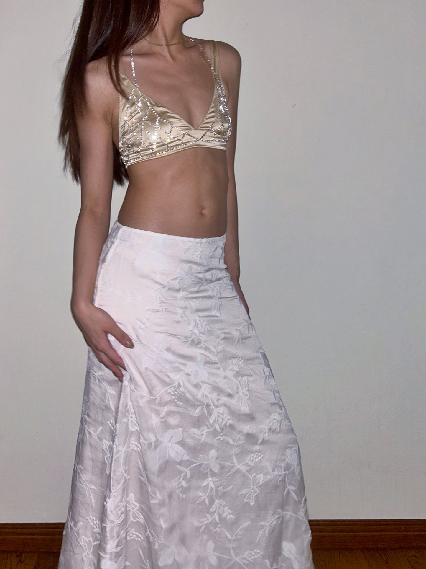 Rhinestone Diamante Fantasy Bra