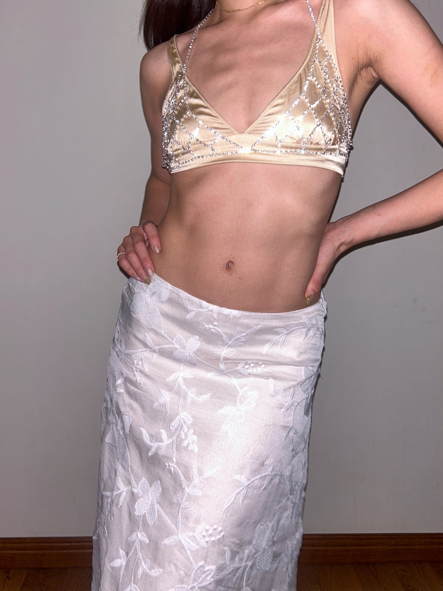 Rhinestone Diamante Fantasy Bra