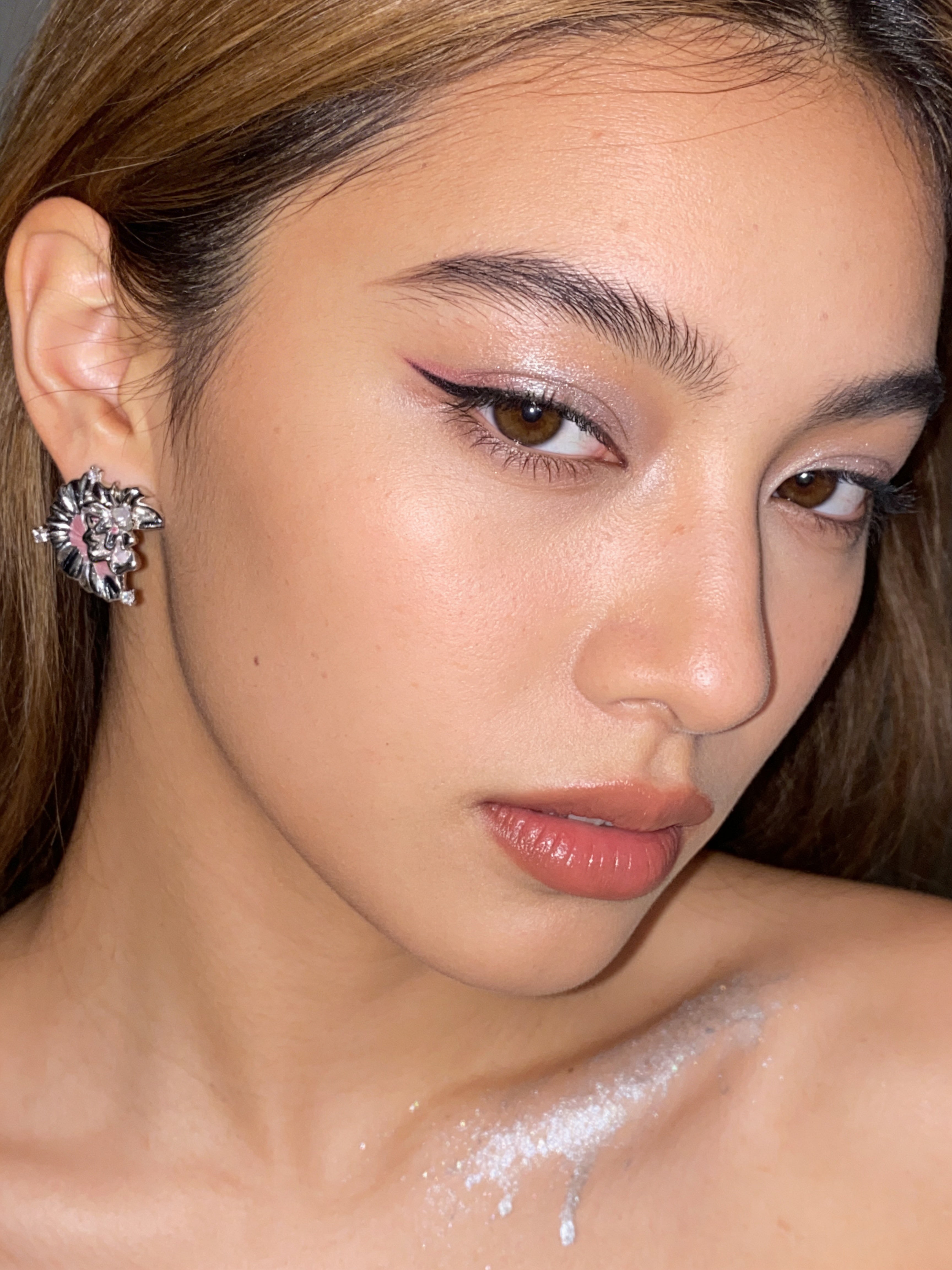 Hibiscus Vacation Ego Statement Earrings
